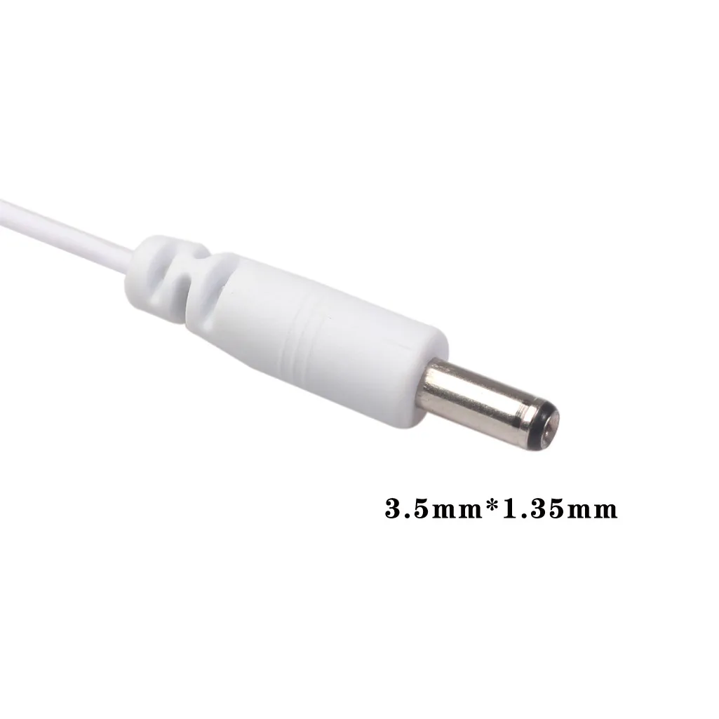 5 шт. кабель питания USB DC 3 мм A папа к разъему 1 А зарядный белый конвертер