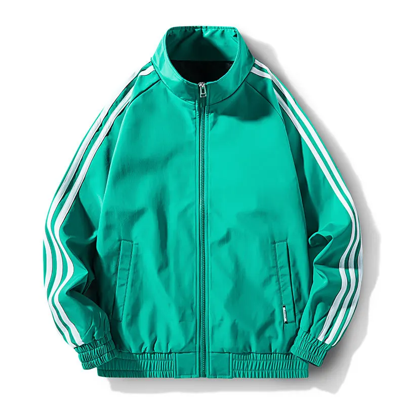 

Куртка мужская демисезонная на молнии с длинным рукавом, свободного покроя