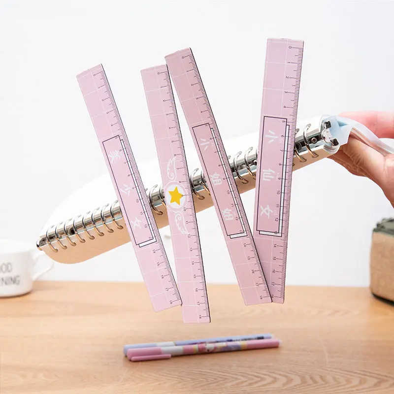 Милая Магнитная линейка в виде фламинго 18 см милая розовая пантера линейки для