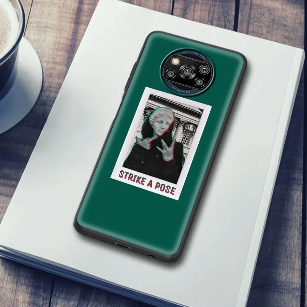

Phone Cover for Xiaomi Mi Note 10 Pro 10T 5G Poco X3 NFC C3 A2 Lite 9T CC9E Black Soft Coque Cases Art Mona Lisa David Van Gogh
