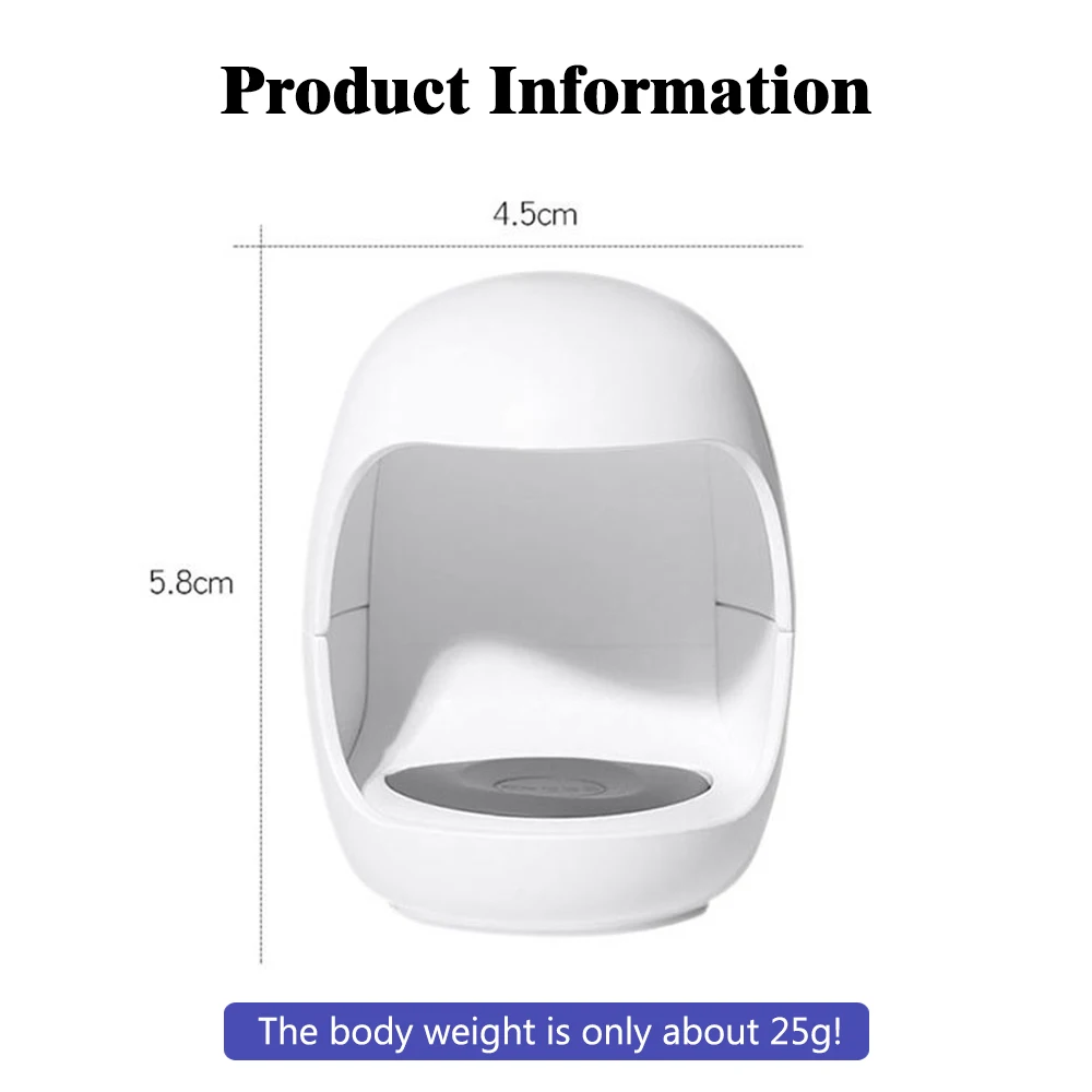 Gel Lamp For Manicure Portable Nail LED UV Lamps Nails Single Finger Polish Dryer Drying Machine Smart Sensor Lampe | Красота и