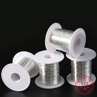 Новинка 2022, 1 метр, Яркая Серебряная проволочная линия, сделай сам, изготовление ювелирных изделий, шнур, веревка, аксессуары, Очаровательная веревка для изготовления ювелирных изделий