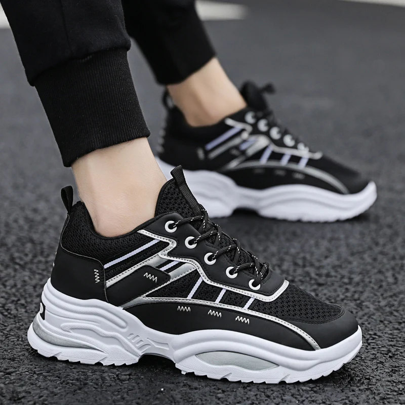 

Hot Style New Men Popular Casual Shoes Adult Breathable Lightweight Comfortable Walking Outdoor Leisure Joker simple Sneakers