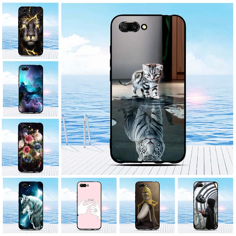 Cover For Huawei Honor 10 Case TPU Phone Fundas Coque Silicone Fashion 3D Print Honor10 Bumper 5.84 inch |
