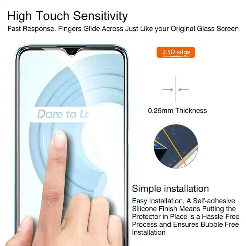 Закаленное защитное стекло HD для Nokia 1 3 C1 6 2 8 Plus 7 5 C A 9 шт. | Мобильные телефоны и