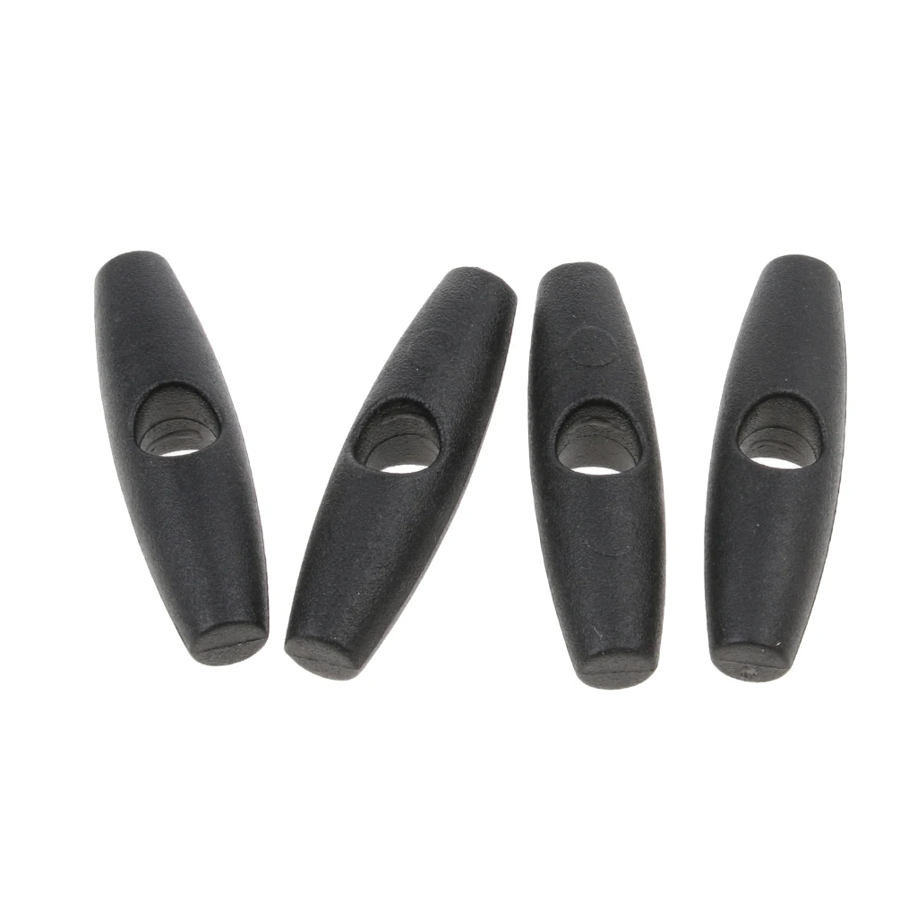 

4 Pack Paracord End Stopper for Camping Tent Tarp Rainfly Awning Canopies, 6mm Hole Dia.