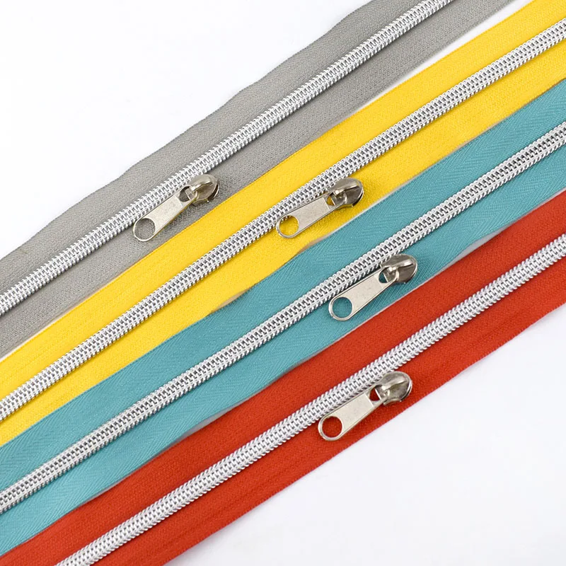 Нейлоновая сумка Meetee 8M 5 # на молнии с серебряными зубцами кодом для стёганого