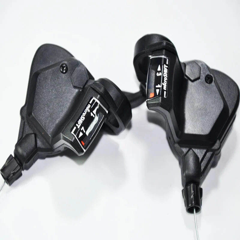 MicroSHIFT TS38-7 Thumb-tap shifter 3x7 скорость велосипед MTB переключатель для shimano sram 7 скоростей