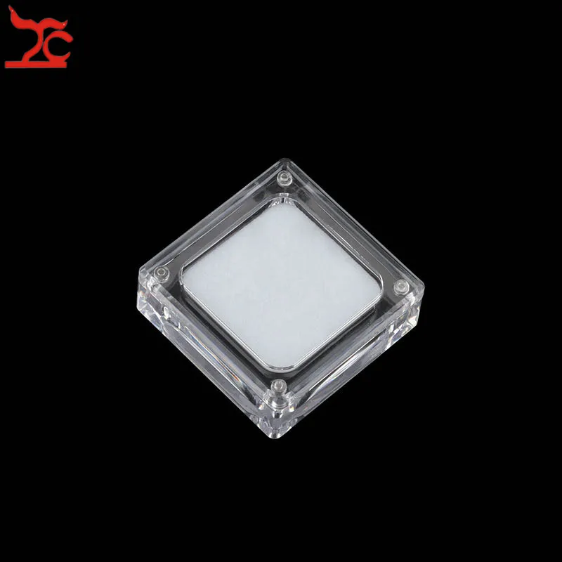 Акриловый магнит квадратный ювелирный бриллиант кулон дисплей коробка для