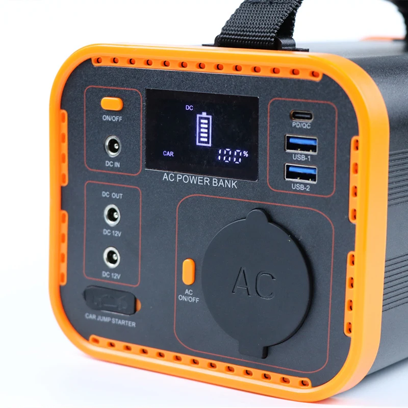 

220V 300W Handle Portable Power Station 80000mAh Power Bank Pure Sine Wave Charging Car Jump Starter Home Emergency Power Supply