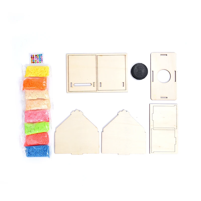 SZ Паровая деревянная игрушка для рисования краски заготовка денежный горшок