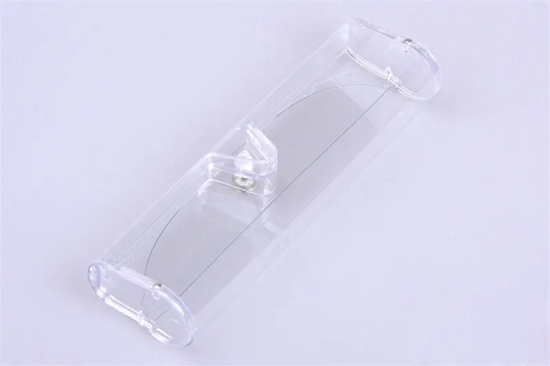 Прозрачный маленький Чехол для очков чтения женский и мужской футляр |