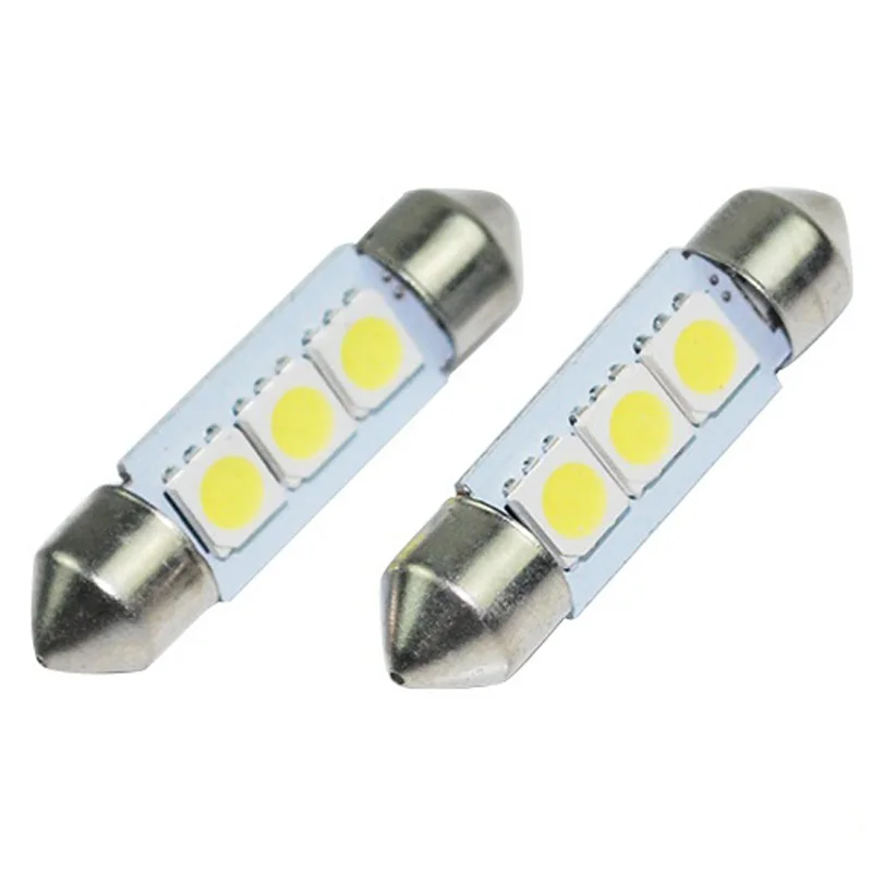 Автомобиль 6X 36 мм 3 SMD СВЕТОДИОДНЫЙ LED чисто белый автомобиль фестон Карта