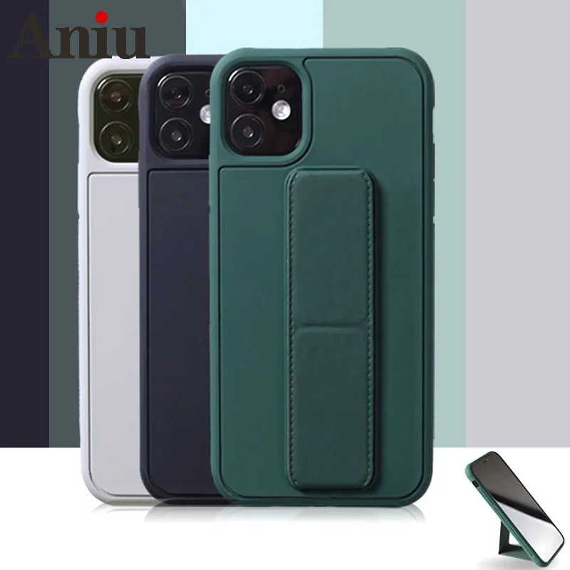

Wrist Strap Case For iPhone 13 12 11 Pro Max XS X R XR 7 8 Plus 11Pro 13Pro iPhone13 Phone Magnetic Cover With Stand Sit Holder