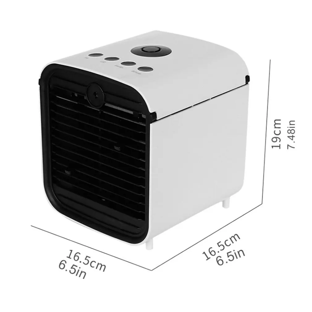 

Mini Colorful Fan Four Generations Without Battery Multi-function Spray Air Cooler Personal Home Office Desk Swamp Cooler