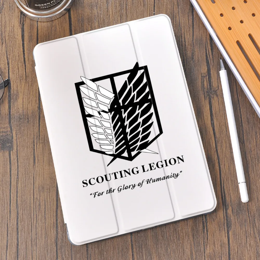 

Чехол с аниме для iPad 10,2 8-го поколения, чехол с Леви из атаки титанов для iPad Air 4 Pro 11, чехол 2020 Mini 5 7th 6th 5th Air 2 Эрен