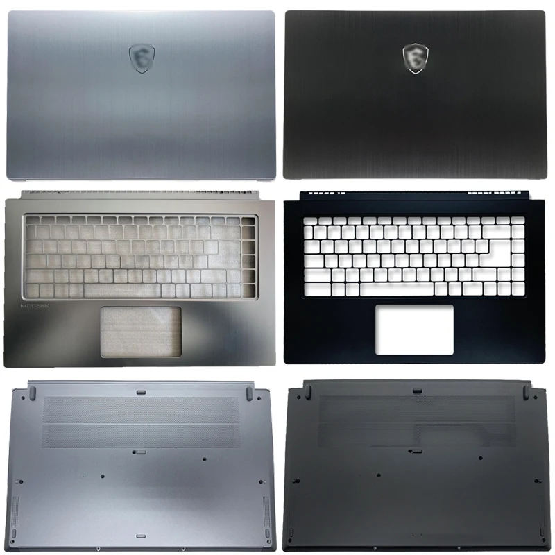 

Portable top bottom cover for modern msi 15 ms-1551 m15 screen back shell palm rest bottom shield