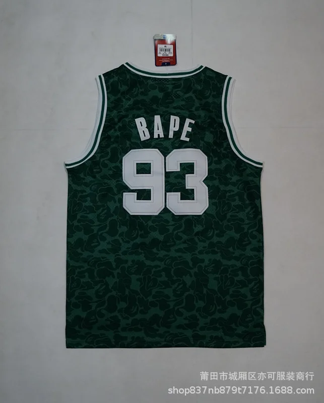 NBA Jersey Joint 93 Rap Godfather L Celtics Lakers вышитая ретро новая ткань Баскетбольная одежда
