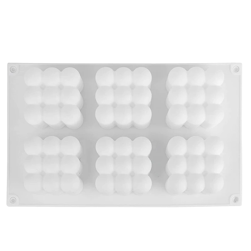 

Mousse Cake Mold Silicone Baking Mold Silicone Moldcube-Mold for Cakes, Bread, Jelly, Muffins