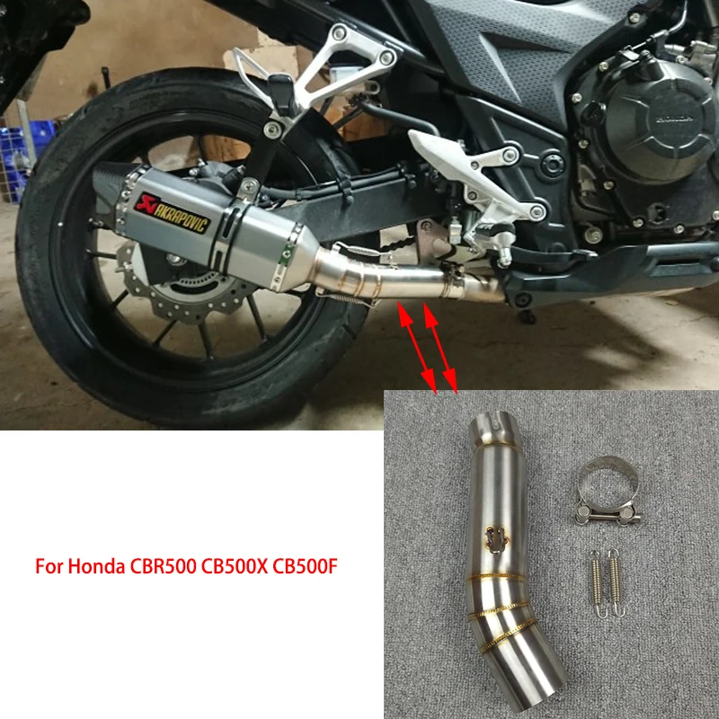 CBR500 CBR400 мотоцикл выхлопной связаться Ближний трубы разъем для HONDA CBR 500 CBR500R CBR500X 2012