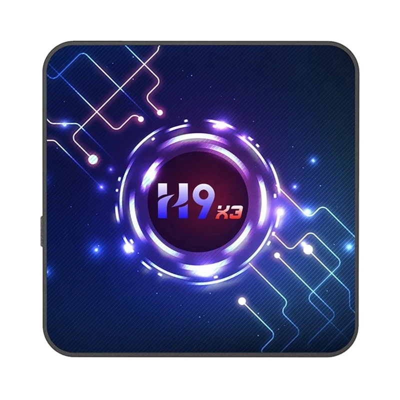 H9 ТВ коробка Android 9 0 S905X3 64 бит 4 ядра Чипсет Cortex A55 4/32G Декодер каналов кабельного