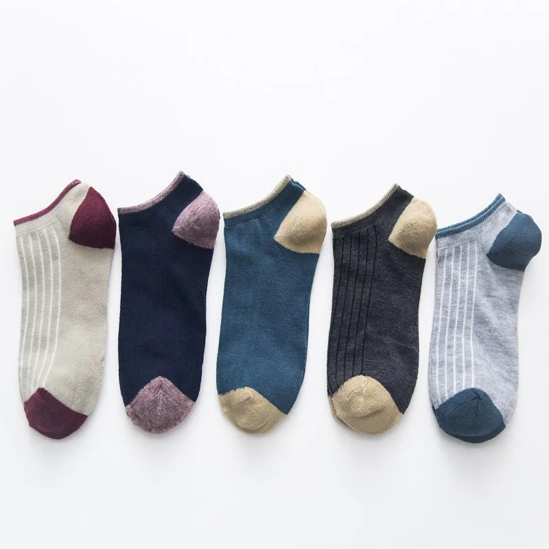 5 пара/лот новые модные мужские спортивные короткие носки винтажные Повседневные