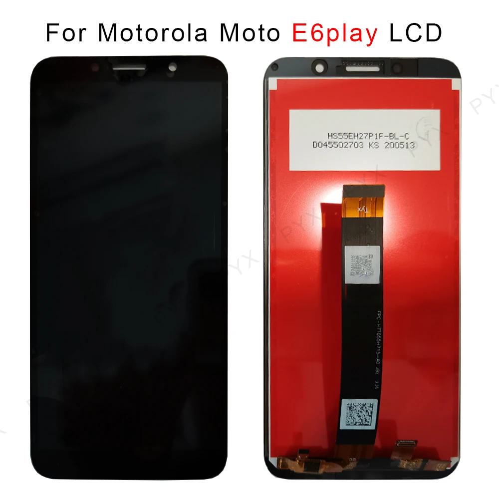 Оригинальный для Motorola Moto E6 Plus PAGA0004 ЖК-дисплей Play сенсорный экран сенсор Digiziter в