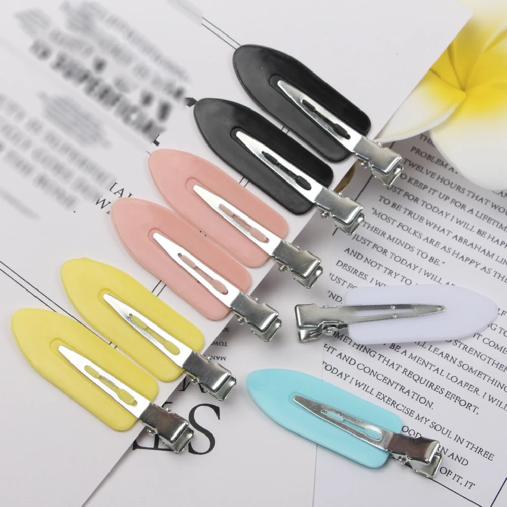 10 шт. 6 см без изгиба бесшовные заколки для волос боковая челка фиксация макияж