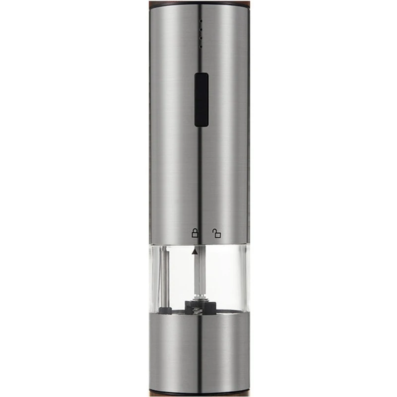 

Stainless Steel Electric Automatic Salt and Pepper Mill Adjustable Grinding Cooking Accessories Kitchen Tools
