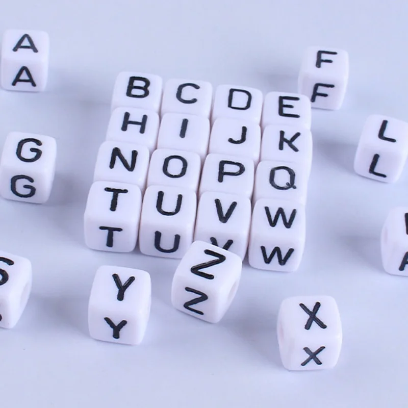 

26 дюймов, бусины с английским алфавитом, персонализированные детские зубные кольца, игрушки для новорожденных, «сделай сам», цепочка для пустышки, аксессуары, детский Прорезыватель