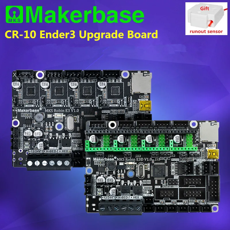 MKS Robin E3D материнская плата Creality Ender3 CR-10 обновленные детали 3D принтер 32bit карта