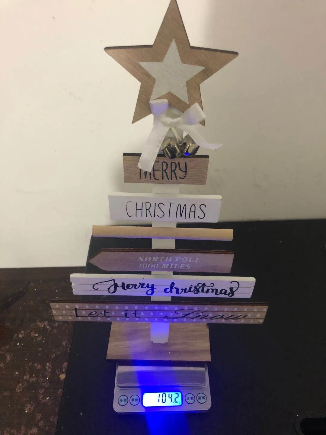 Новый год натуральный с изображением рождественского лося деревянные искусные