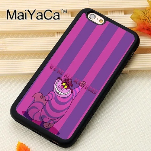 Чехол для телефона MaiYaCa Alice in Wonderland Cheshire Cats для iphone 11 Pro MAX X XR XS MAX 6 6S 7 8 Plus 5 5S TPU - Цвет: 1901