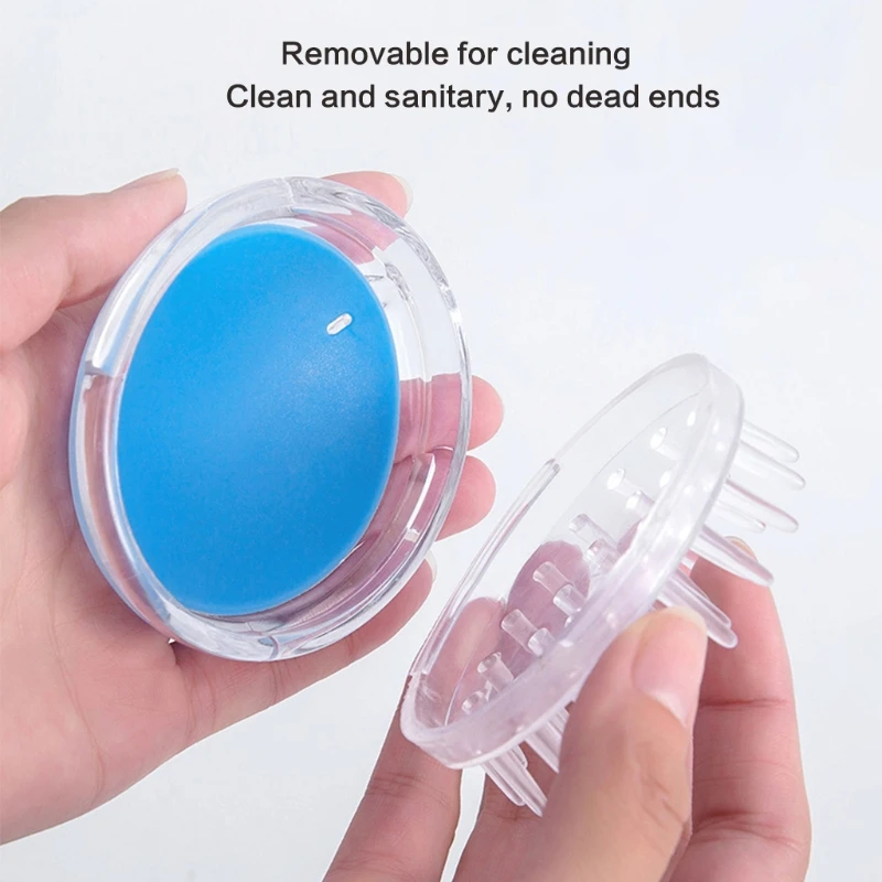 Массажер для кожи головы шампунь щетка с мягкой гибкой силиконовой щетиной