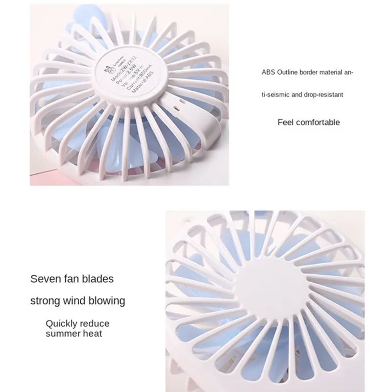 

USB Pocket Silent Small Fan Mini Portable Pocket Fan Cool Air Hand Held Travel Cooler Cooling Mini Fans