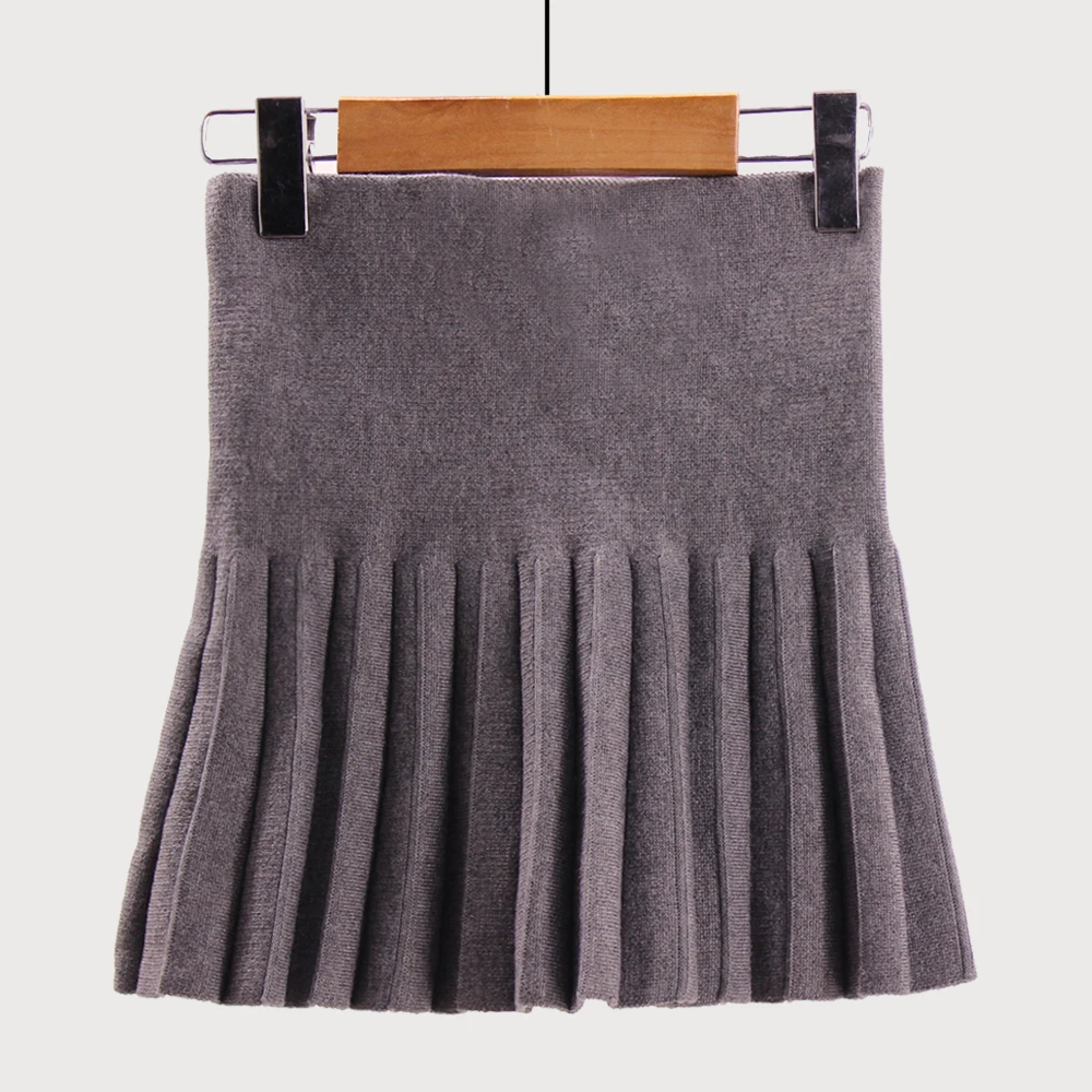 K03121Gray WeLaken/Одежда для маленьких девочек; юбки; Новинка года; брендовая вязаная юбка; хлопковые детские плиссированные юбки пачки для детей; одежда принцессы для От 1 до 5 лет - Цвет: K03121Gray
