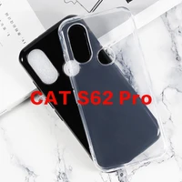 soft black tpu case for cat s62 pro back cover anti knock transparent phone case for caterpillar cat s62 s52 s42 h silicon case