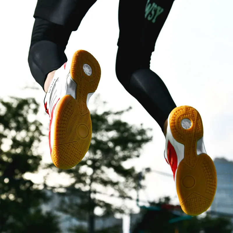 

Popular Men's Tennis Shoes Outdoor Jogging Sports Shoes Lace-Up Badminton Shoes Comfortable And Breathable Volleyball Shoes