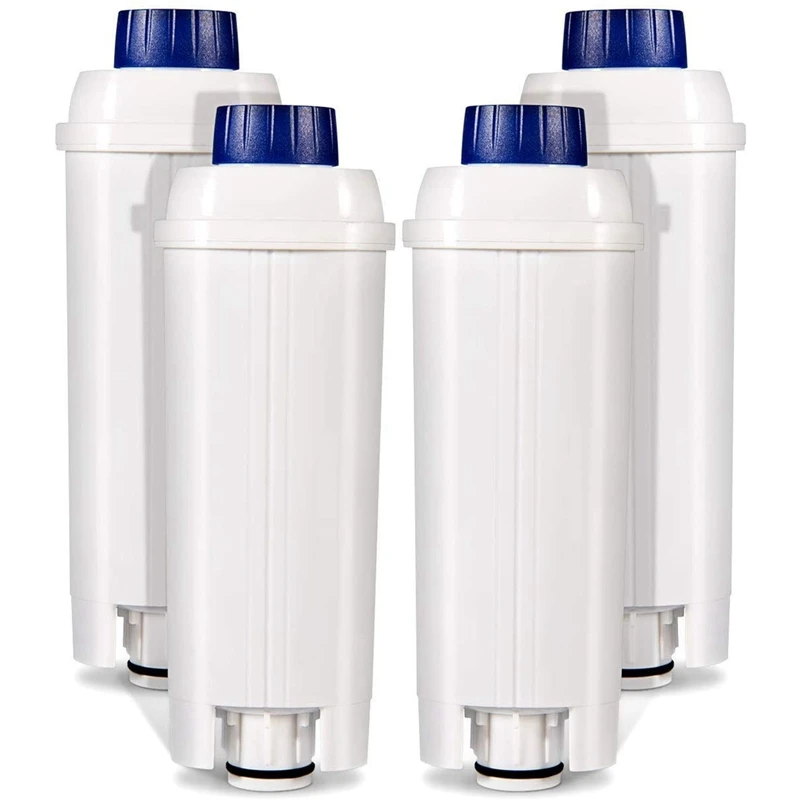 

4 Pack of Coffee Machine Filter for Delonghi DLSC002 Filter ECAM, Esam, ETAM, BCO, EC with Activated Carbon Softener