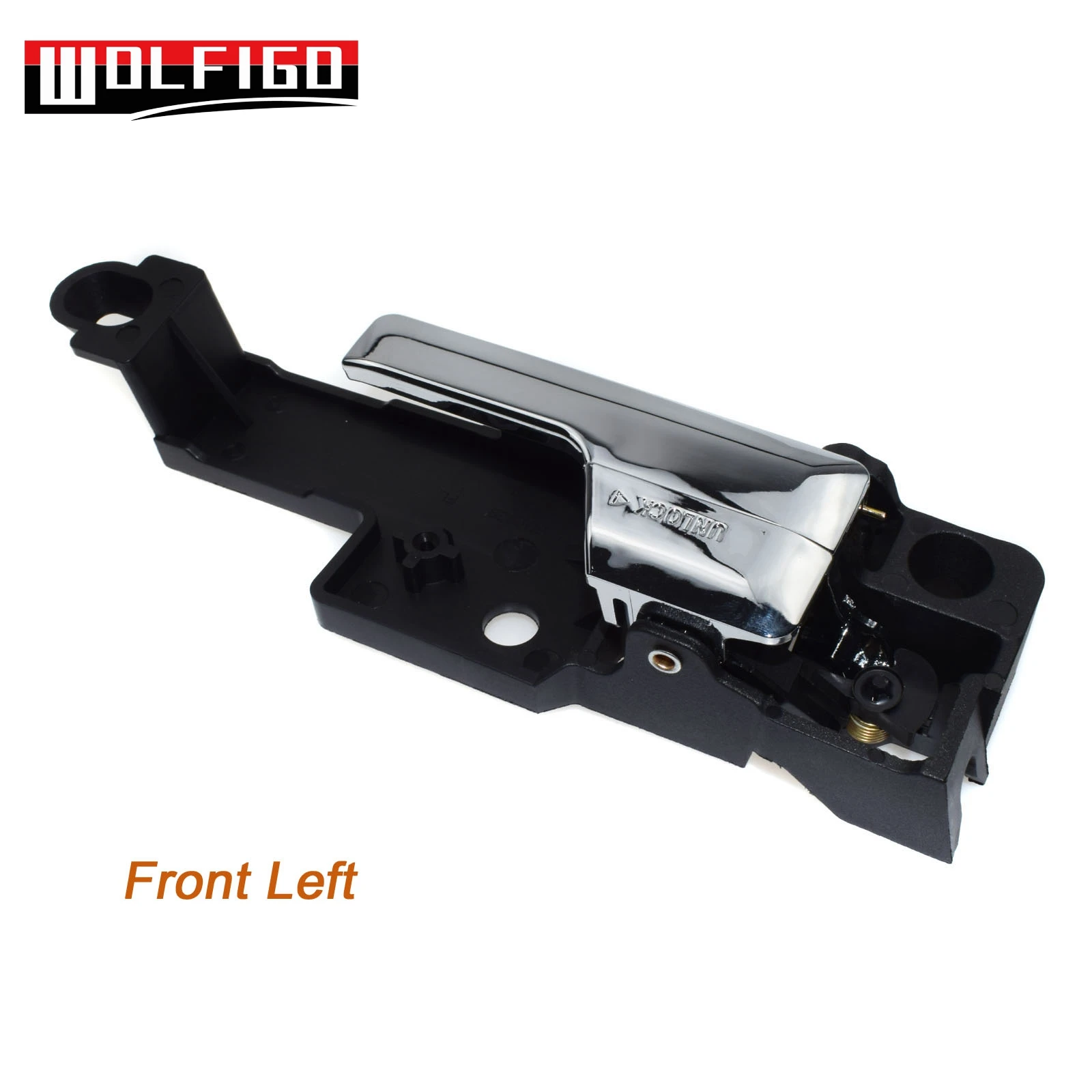 WOLFIGO Хромированная ручка межкомнатной двери для Ford Fusion Lincoln MKZ Mercury Milan 6E5Z5422600, 6E5Z5422601B, 6E5Z5422600A, 6E5Z-5422601 - Цвет: Front Left Side