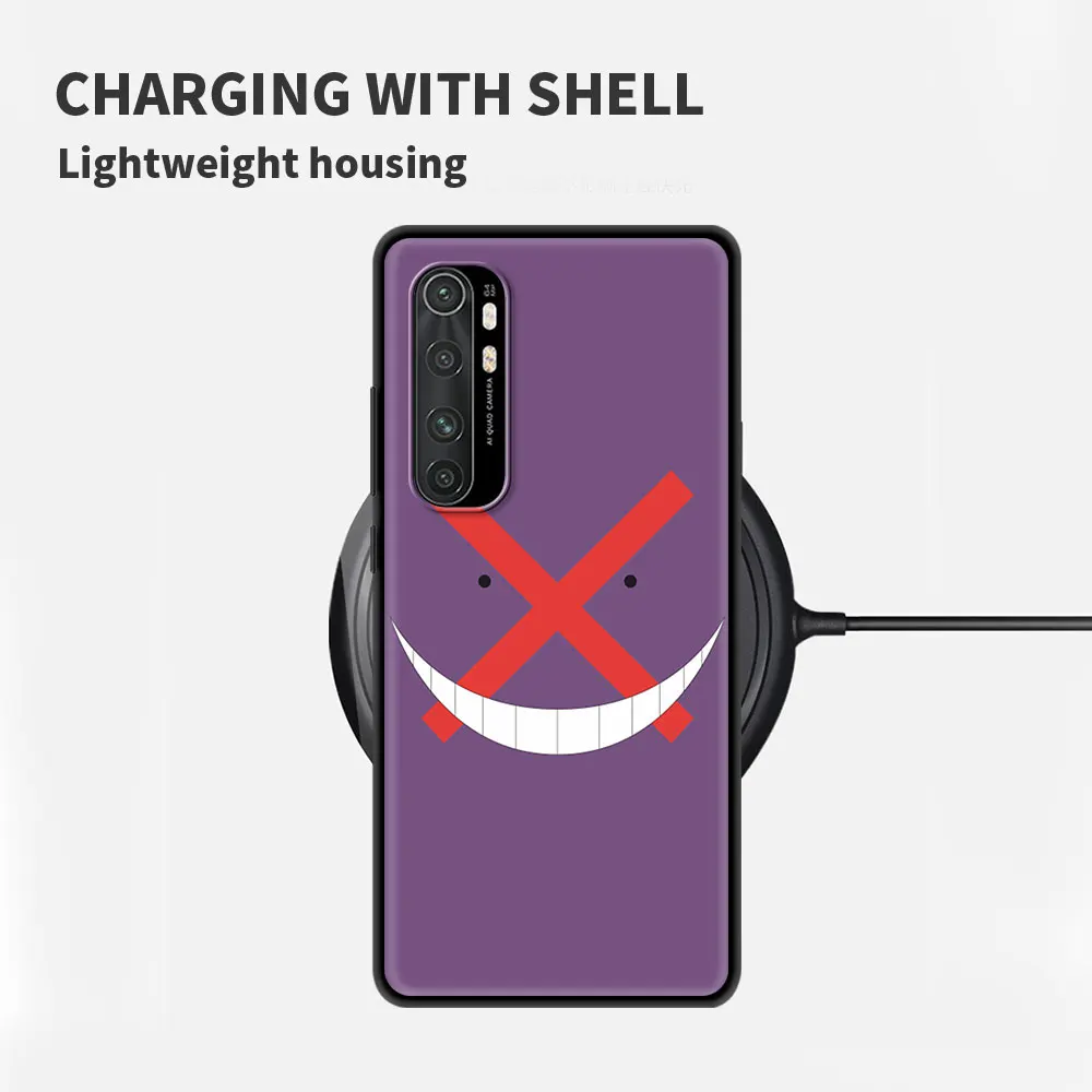 

Anime Koro Sensei Case For Xiaomi Mi Poco X3 NFC 10T Pro 5G Note 10 Lite 10S 9T M3 11 9 A2 Black Soft Phone CC9 8 Cover Fundas