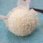 Свадебные фальшивые цветы Свадебные букеты Роза для подружки невесты центральный элемент для невесты искусственная Гортензия белый ландыш