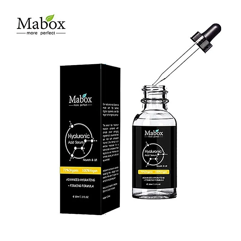 MABOX сыворотка с гиалуроновой кислотой+ витамин С Сыворотка против старения увлажняющий уход за кожей укрепляющий уход отбеливающий увлажняющий