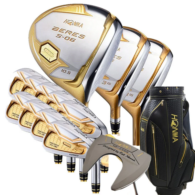 Комплект для гольф-клубов Honma Bere S-06 4 звезды наборы гольф-клуба Драйвер + Фарватер