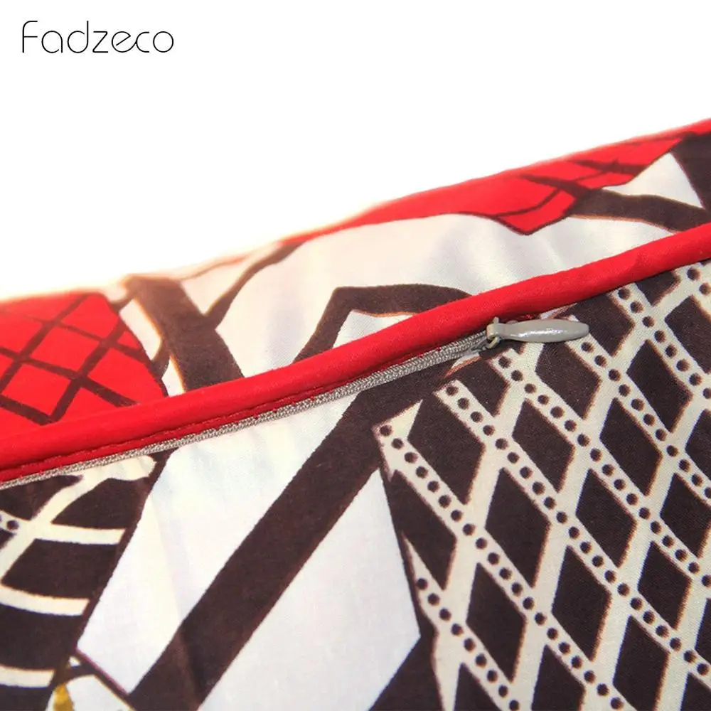 Fadzeco Африканское платье принт Трайбл африканская Наволочка на молнии хлопок