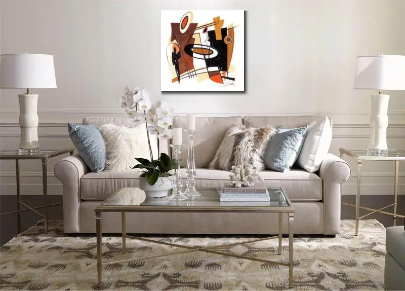 Goede Handgemaakte Schilderijen Wall Art Canvas Arena Abstract Kunstwerk Moderne Foto Voor Keuken Kamer Decoratie Vierkante Speciale Gift