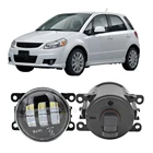 2 шт. светодиодный туман светильник s H11 для Suzuki SX4 (EY, GY) 2006-2014 Автомобильный светодиодный светильник передние противотуманные фары светильник