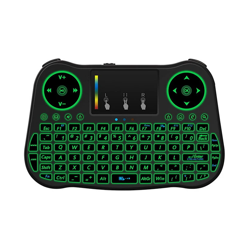 For Xbox 360 PS3 PC Computer 1pc Portable Colorful Backlight Wireless Keyboard Ergonomically Handheld Design Keypad Pohiks - купить по