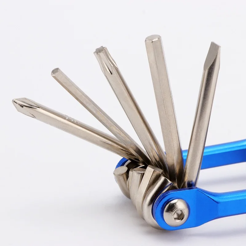 Многофункциональный набор инструментов для ремонта велосипедов 11 в 1 гаечный