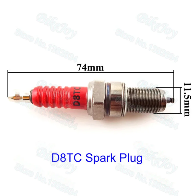 Катушка зажигания 6 pin AC CDI Свеча зажигания D8TC соленоидное Реле Регулятор выпрямителя Для 150cc 200cc 250cc ATV Quad Мотоцикл